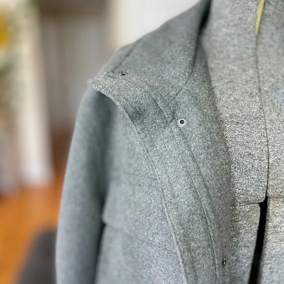 Chaps Men’s heathered, gray jacket with large pockets - Picture 4 of 12